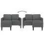 Sofá de 2 plazas con chaise longue en forma L gris oscuro 125cm by , Sofas - Ref: Foro24-4107062, Price: 323,81 €, Discount: %