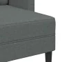 Sofá de 2 plazas con chaise longue en forma L gris oscuro 125cm by , Sofas - Ref: Foro24-4107062, Price: 323,81 €, Discount: %