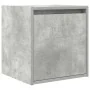 Mesilla de noche de pared gris hormigón 38x34x40 cm de , Mesitas de noche - Ref: Foro24-861235, Precio: 37,51 €, Descuento: %