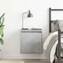 Mesilla de noche de pared gris hormigón 38x34x40 cm de , Mesitas de noche - Ref: Foro24-861235, Precio: 37,51 €, Descuento: %
