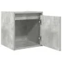 Mesilla de noche de pared gris hormigón 38x34x40 cm de , Mesitas de noche - Ref: Foro24-861235, Precio: 37,51 €, Descuento: %