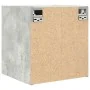 Mesilla de noche de pared gris hormigón 38x34x40 cm de , Mesitas de noche - Ref: Foro24-861235, Precio: 37,51 €, Descuento: %