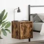 Mesilla de noche de pared roble ahumado 38x34x40 cm de , Mesitas de noche - Ref: Foro24-861237, Precio: 37,51 €, Descuento: %