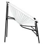 Silla de jardín con forma huevo ratán sintético blanco y negro de , Sillas de jardín - Ref: Foro24-4009288, Precio: 93,63 €, ...