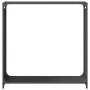 Leñero negro 90x28x90 cm Acero laminado en frío de , Bolsas y soportes de leña - Ref: Foro24-864215, Precio: 62,44 €, Descuen...
