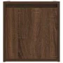 Mesillas de noche de pared 2 uds roble marrón 38x34x40 cm de , Mesitas de noche - Ref: Foro24-861242, Precio: 65,17 €, Descue...