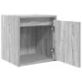Mesillas de noche de pared 2 uds gris Sonoma 38x34x40 cm de , Mesitas de noche - Ref: Foro24-861240, Precio: 65,17 €, Descuen...