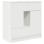 Aparador con cajones y puertas blanco 70,5x34x74,5 cm de , Aparadores - Ref: Foro24-861841, Precio: 103,42 €, Descuento: %