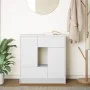 Aparador con cajones y puertas blanco 70,5x34x74,5 cm de , Aparadores - Ref: Foro24-861841, Precio: 103,42 €, Descuento: %