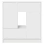 Aparador con cajones y puertas blanco 70,5x34x74,5 cm de , Aparadores - Ref: Foro24-861841, Precio: 103,42 €, Descuento: %