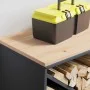 Leñero con tablero de madera antracita 100,5x35,5x40 cm de , Bolsas y soportes de leña - Ref: Foro24-864257, Precio: 115,37 €...
