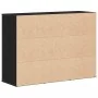 Aparador roble negro 91x29,5x65 cm madera de ingeniería de , Aparadores - Ref: Foro24-862477, Precio: 110,11 €, Descuento: %