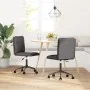 Sillas de comedor 2 unidades cuero sintético gris de , Sillas de comedor - Ref: Foro24-3315421, Precio: 118,56 €, Descuento: %