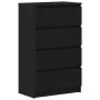 Aparador de roble negro 60x35x98,5 cm madera de ingeniería de , Aparadores - Ref: Foro24-861992, Precio: 114,48 €, Descuento: %