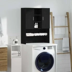 Mueble para lavadora roble negro 70,5x25,5x90 cm de , Accesorios para lavadoras y secadoras - Ref: Foro24-862063, Precio: 70,...