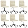 Sillas de comedor 6 unidades cuero sintético color crema by , dining chairs - Ref: Foro24-3315712, Price: 346,42 €, Discount: %