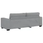 Sofá de 3 plazas de tela gris claro 180 cm de , Sofás - Ref: Foro24-4105176, Precio: 260,23 €, Descuento: %