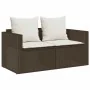 Set de muebles de jardín con cojines apilables 5 pzas marrón von , Outdoor-Sofas - Ref: Foro24-4104164, Preis: 265,56 €, Raba...