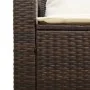 Set de muebles de jardín con cojines apilables 5 pzas marrón von , Outdoor-Sofas - Ref: Foro24-4104164, Preis: 265,56 €, Raba...