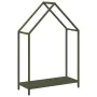Leñero verde oliva 60x25x90 cm Acero laminado en frío de , Bolsas y soportes de leña - Ref: Foro24-864310, Precio: 39,63 €, D...