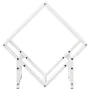 Leñero blanco 50x25x50 cm Acero laminado en frío de , Bolsas y soportes de leña - Ref: Foro24-864276, Precio: 31,46 €, Descue...