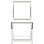 Leñero blanco 50x25x50 cm Acero laminado en frío de , Bolsas y soportes de leña - Ref: Foro24-864276, Precio: 31,46 €, Descue...