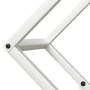 Leñero blanco 50x25x50 cm Acero laminado en frío de , Bolsas y soportes de leña - Ref: Foro24-864276, Precio: 31,46 €, Descue...