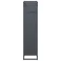 Leñero antracita 25x25x100 cm Acero laminado en frío de , Bolsas y soportes de leña - Ref: Foro24-864269, Precio: 51,50 €, De...