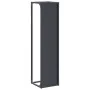 Leñero antracita 25x25x100 cm Acero laminado en frío de , Bolsas y soportes de leña - Ref: Foro24-864269, Precio: 51,50 €, De...