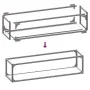 Leñero antracita 25x25x100 cm Acero laminado en frío de , Bolsas y soportes de leña - Ref: Foro24-864269, Precio: 51,50 €, De...