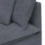 Sofá modular con cojines terciopelo gris oscuro de , Sofás - Ref: Foro24-3321329, Precio: 1,00 €, Descuento: %