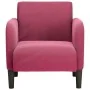 Sillón con reposabrazos Terciopelo Rojo Vino 54 cm de , Sillones - Ref: Foro24-4100582, Precio: 108,02 €, Descuento: %