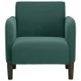 Sillón con reposabrazos Terciopelo Verde Oscuro 54 cm de , Sillones - Ref: Foro24-4100580, Precio: 121,87 €, Descuento: %