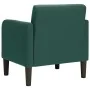 Sillón con reposabrazos Terciopelo Verde Oscuro 54 cm de , Sillones - Ref: Foro24-4100580, Precio: 121,87 €, Descuento: %
