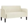 Sofá Loveseat terciopelo crema 109 cm de , Sofás - Ref: Foro24-4100594, Precio: 165,89 €, Descuento: %