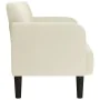Sofá Loveseat terciopelo crema 109 cm de , Sofás - Ref: Foro24-4100594, Precio: 165,89 €, Descuento: %