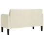 Sofá Loveseat terciopelo crema 109 cm de , Sofás - Ref: Foro24-4100594, Precio: 165,89 €, Descuento: %