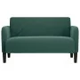 Sofá Loveseat verde oscuro 109 cm terciopelo de , Sofás - Ref: Foro24-4100589, Precio: 184,37 €, Descuento: %