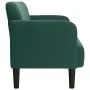 Sofá Loveseat verde oscuro 109 cm terciopelo de , Sofás - Ref: Foro24-4100589, Precio: 184,37 €, Descuento: %