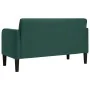Sofá Loveseat verde oscuro 109 cm terciopelo de , Sofás - Ref: Foro24-4100589, Precio: 184,37 €, Descuento: %