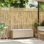 Banco de jardín con cojín beige110x30x40,5 cm ratán sintético de , Bancos de jardín - Ref: Foro24-4104158, Precio: 89,18 €, D...