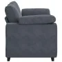 Sofá Loveseat gris oscuro 120 cm terciopelo de , Sofás - Ref: Foro24-4105258, Precio: 216,77 €, Descuento: %