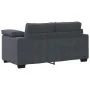 Sofá Loveseat gris oscuro 120 cm terciopelo de , Sofás - Ref: Foro24-4105258, Precio: 216,77 €, Descuento: %
