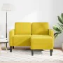 Sofá 2 plazas con chaise longue en forma L amarillo 125 cm de , Sofás - Ref: Foro24-4107074, Precio: 214,56 €, Descuento: %