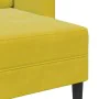 Sofá 2 plazas con chaise longue en forma L amarillo 125 cm de , Sofás - Ref: Foro24-4107074, Precio: 214,56 €, Descuento: %