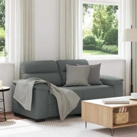 Sofá de 2 plazas de tela gris oscuro 120 cm de , Sofás - Ref: Foro24-4105298, Precio: 216,77 €, Descuento: %