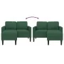Sofá de 2 plazas con chaise longue en forma de L verde 125 cm de , Sofás - Ref: Foro24-4107081, Precio: 237,04 €, Descuento: %