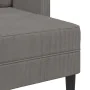 Sofá de 2 plazas con chaise longue en forma L gris claro 125 cm de , Sofás - Ref: Foro24-4107076, Precio: 230,86 €, Descuento: %