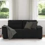 Sofá 2 plazas Tela Negro 140 cm de , Sofás - Ref: Foro24-4105309, Precio: 227,60 €, Descuento: %