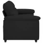 Sofá 2 plazas Tela Negro 140 cm de , Sofás - Ref: Foro24-4105309, Precio: 227,60 €, Descuento: %
